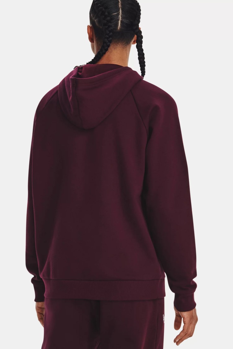 Толстовка чоловіча Under Armour UA Rival Fleece Logo HD бордова 1379758-600 изображение 3