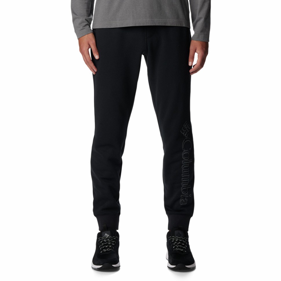 Штани чоловічі Columbia M CSC Logo™ Fleece Jogger II чорні 1911601-015 — фото 1