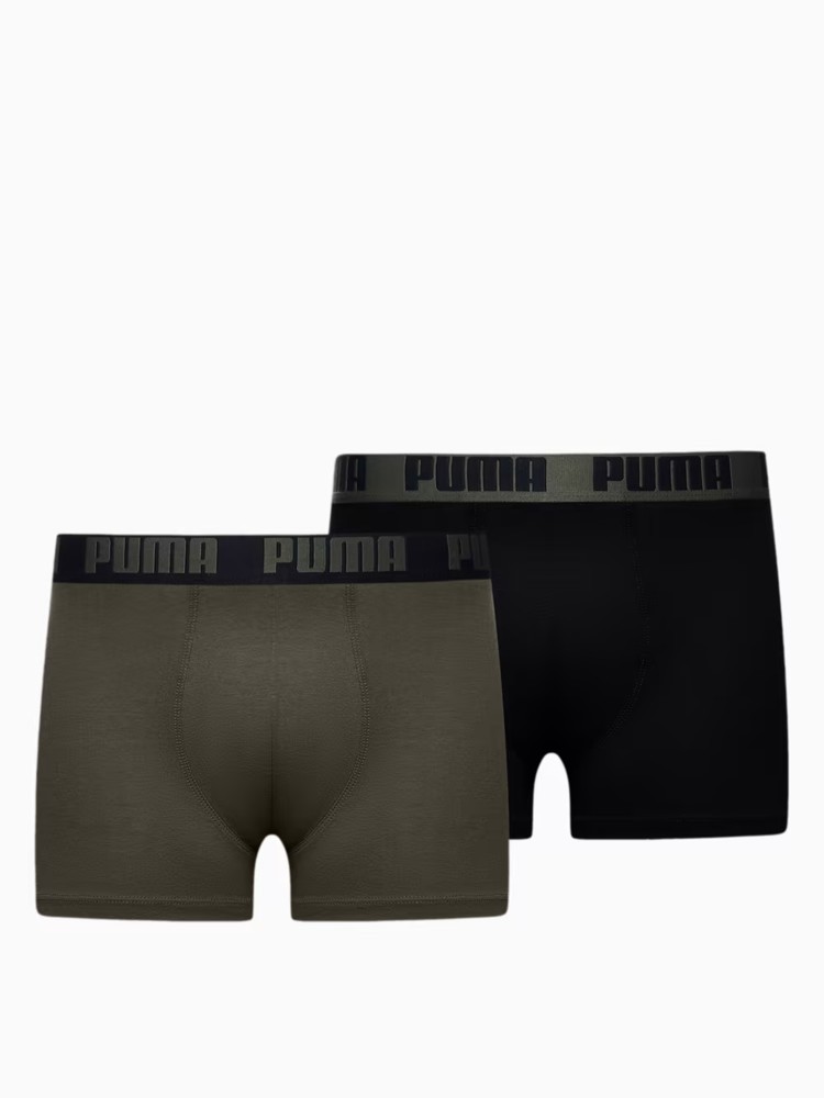 Нижнее белье мужское Puma BASIC BOXER 2P синее 90682370 изображение 2