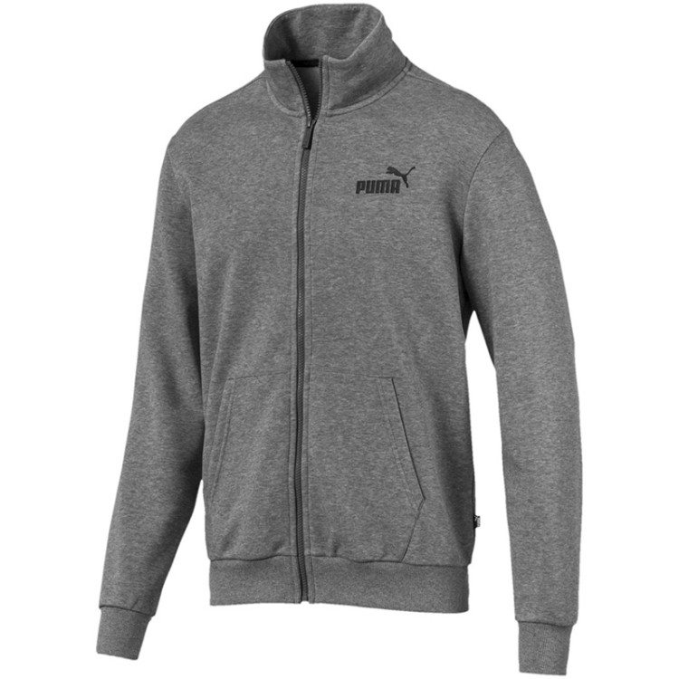 Толстовка мужская Puma ESSENTIALS TRACK JACKET серая 85177103 изображение 1