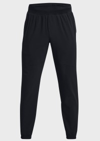 Брюки мужские Under Armour UA Stretch Woven Joggers черные 1382119-001 изображение 6