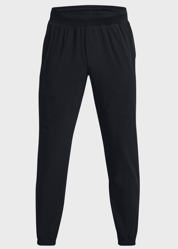 Брюки мужские Under Armour UA Stretch Woven Joggers черные 1382119-001 изображение 6