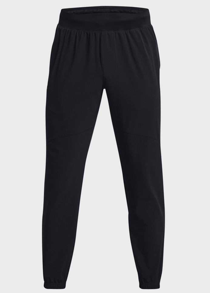 Брюки мужские Under Armour UA Stretch Woven Joggers черные 1382119-001 изображение 6