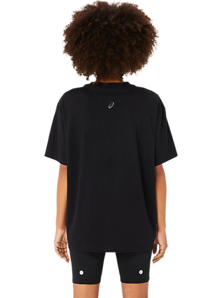 Футболка жіноча Asics ASICS LOGO TEE чорна 2032C843-002 изображение 4