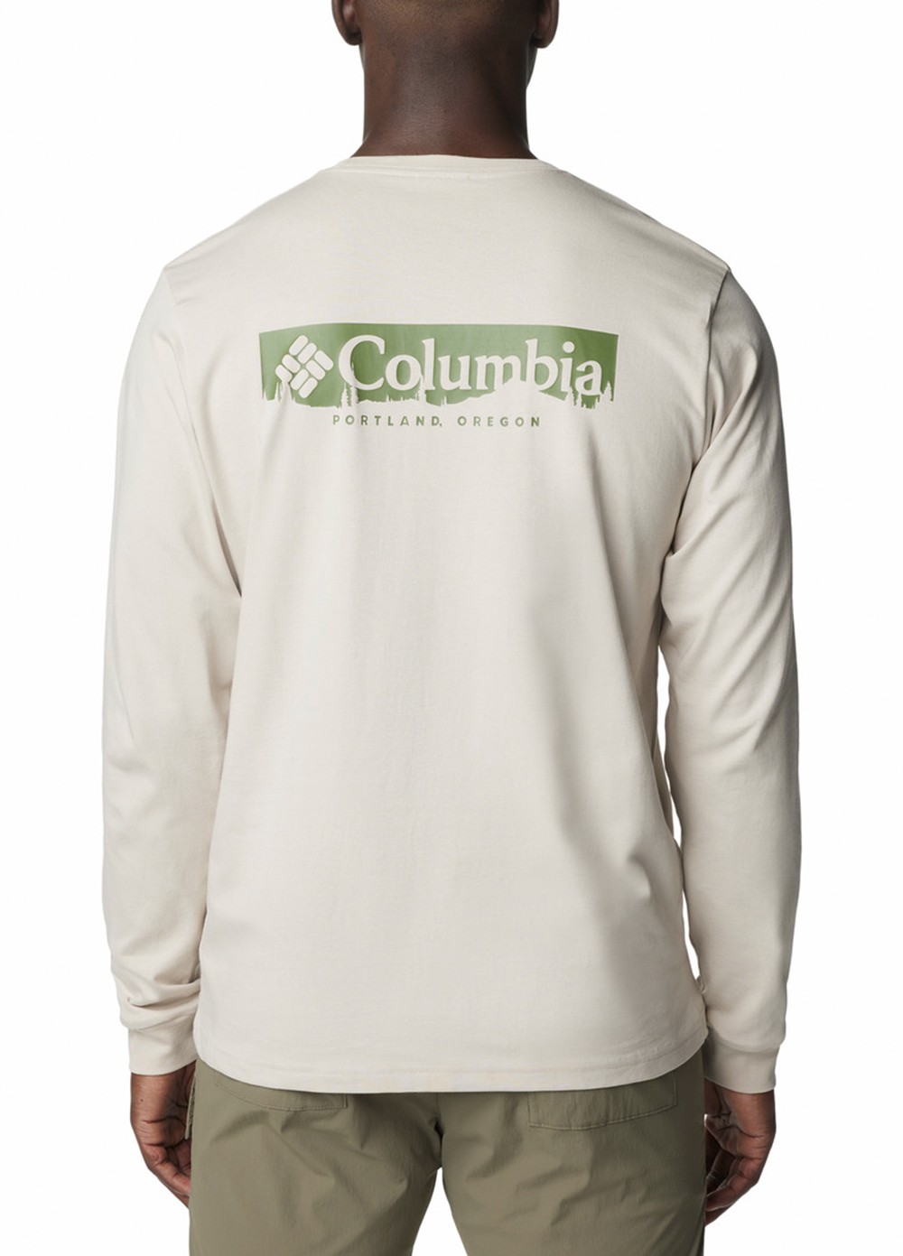 Лонгслив мужской Columbia EXPLORERS CANYON™ LONG SLEEVE T-SHIRT бежевый 2054551-280 изображение 3