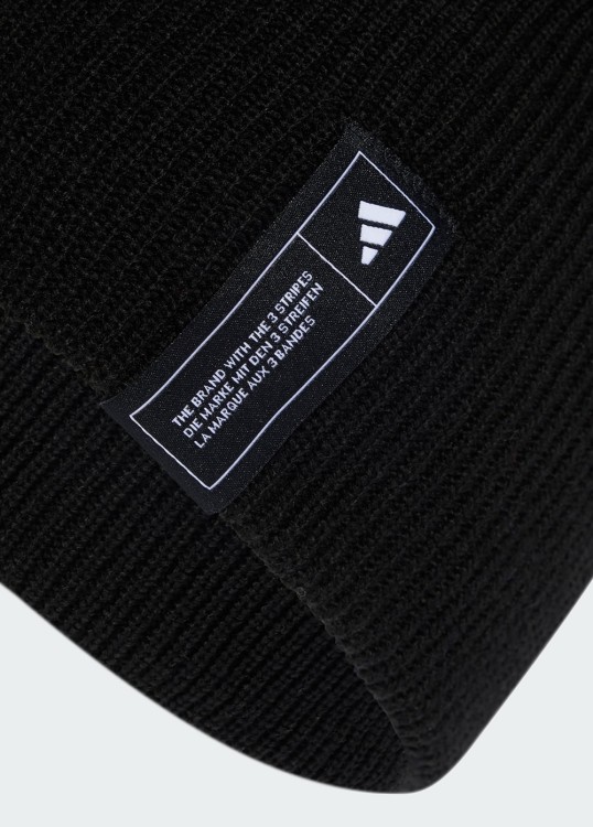 Шапка  Adidas ESS BEANIE черная IT4644 изображение 3