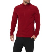 Толстовка чоловіча Jack Wolfskin червона 1701483-8032 изображение 3