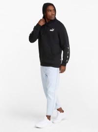 Толстовка чоловіча Puma ESS+ Tape Hoodie FL чорна 84904001 изображение 4