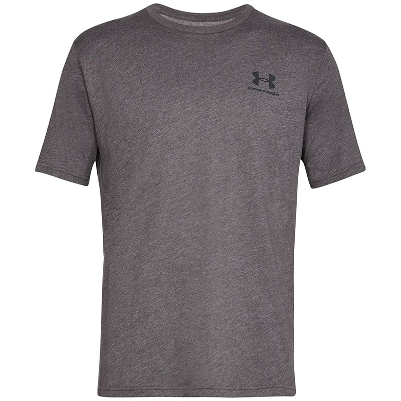 Футболка мужская Under Armour SPORTSTYLE LEFT CHEST SS серая 1326799-019