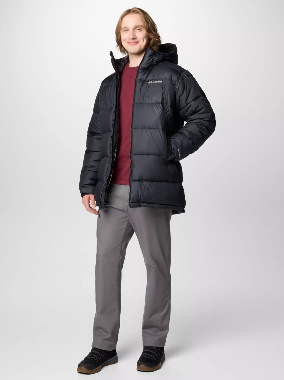 Куртка чоловіча Columbia PIKE LAKE™ PARKA чорна 2050921-011 — фото 6
