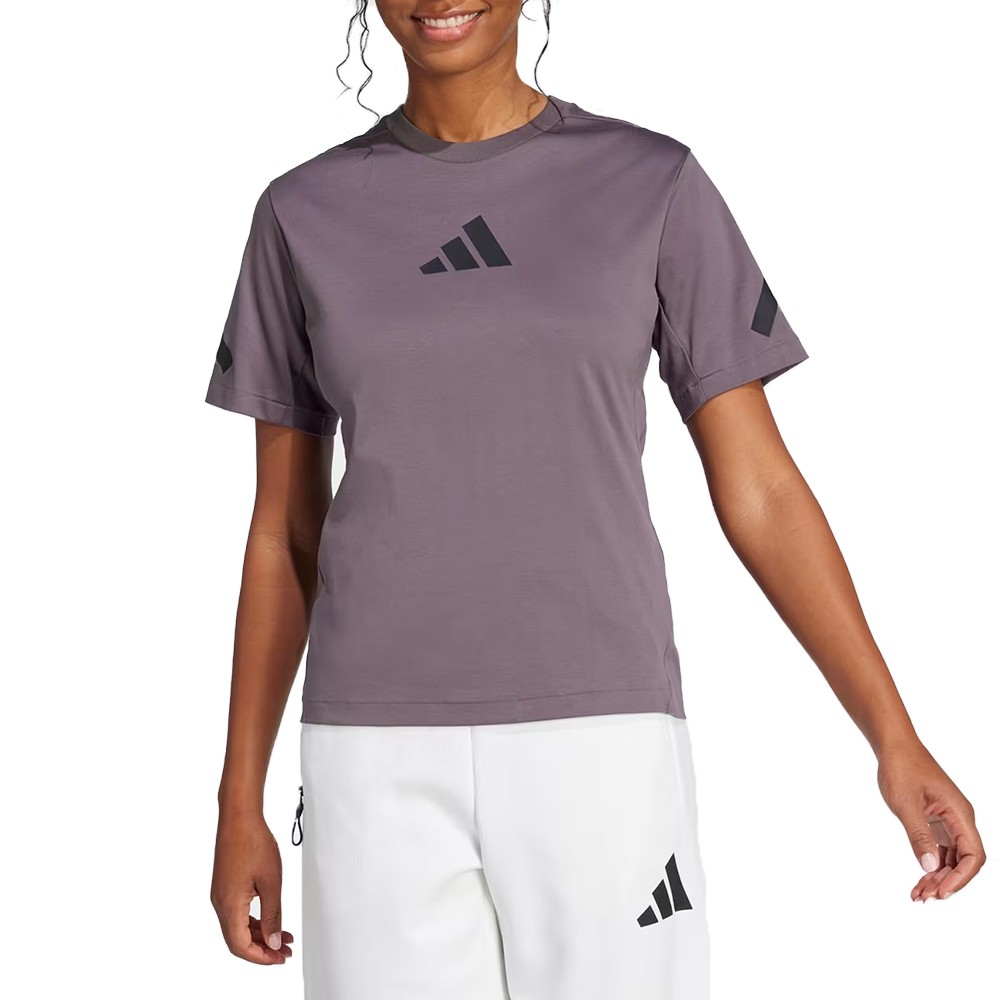 Футболка женская Adidas W Z.N.E. TEE фиолетовая JC5399