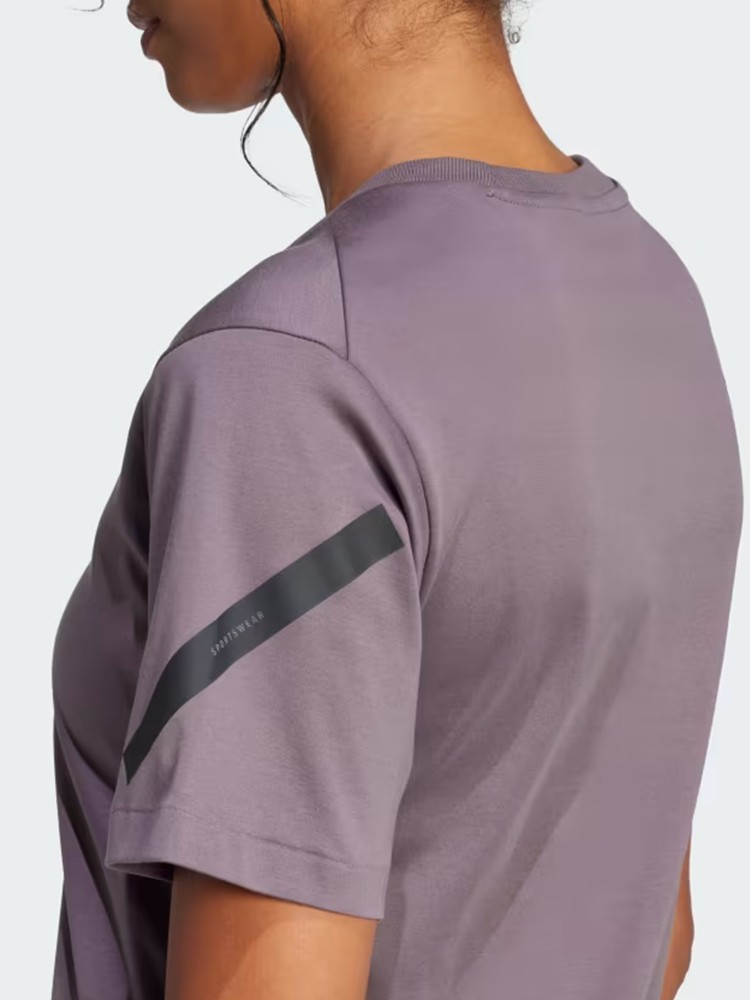 Футболка жіноча Adidas W Z.N.E. TEE фіолетова JC5399 изображение 6