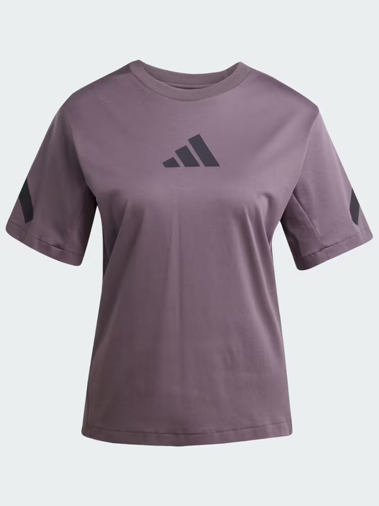 Футболка жіноча Adidas W Z.N.E. TEE фіолетова JC5399 изображение 8