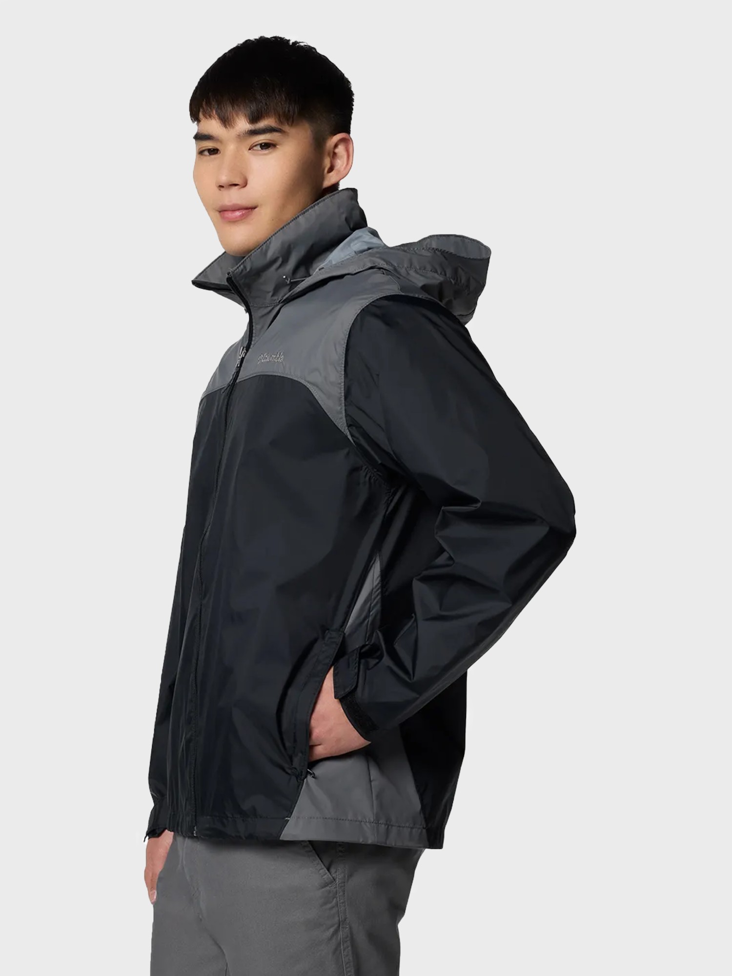 Ветровка мужская Columbia Glennaker Lake™ II Rain Jacket темно-серая 2089791-012 изображение 4