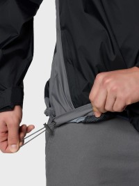 Ветровка мужская Columbia Glennaker Lake™ II Rain Jacket темно-серая 2089791-012 изображение 7