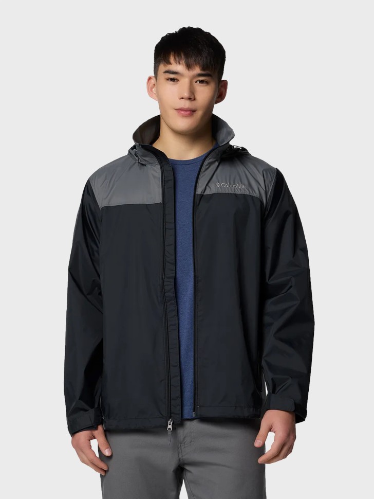 Ветровка мужская Columbia Glennaker Lake™ II Rain Jacket темно-серая 2089791-012 изображение 8
