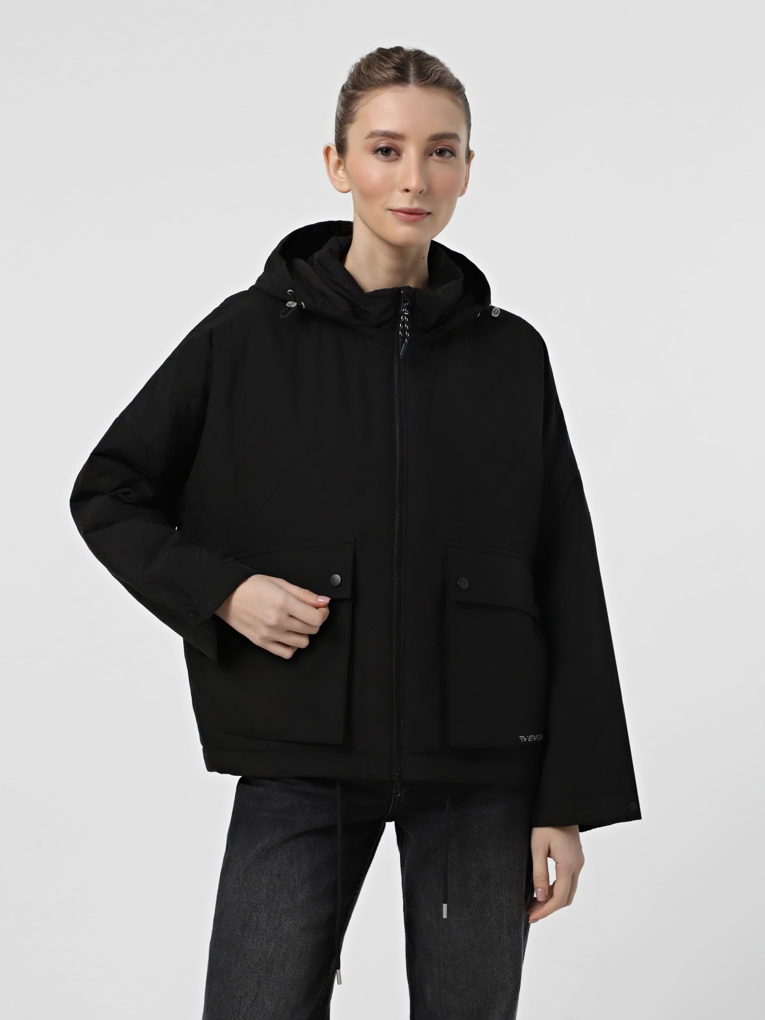 Вітрівка жіноча Evoids Iglika чорна 625616-010 изображение 2