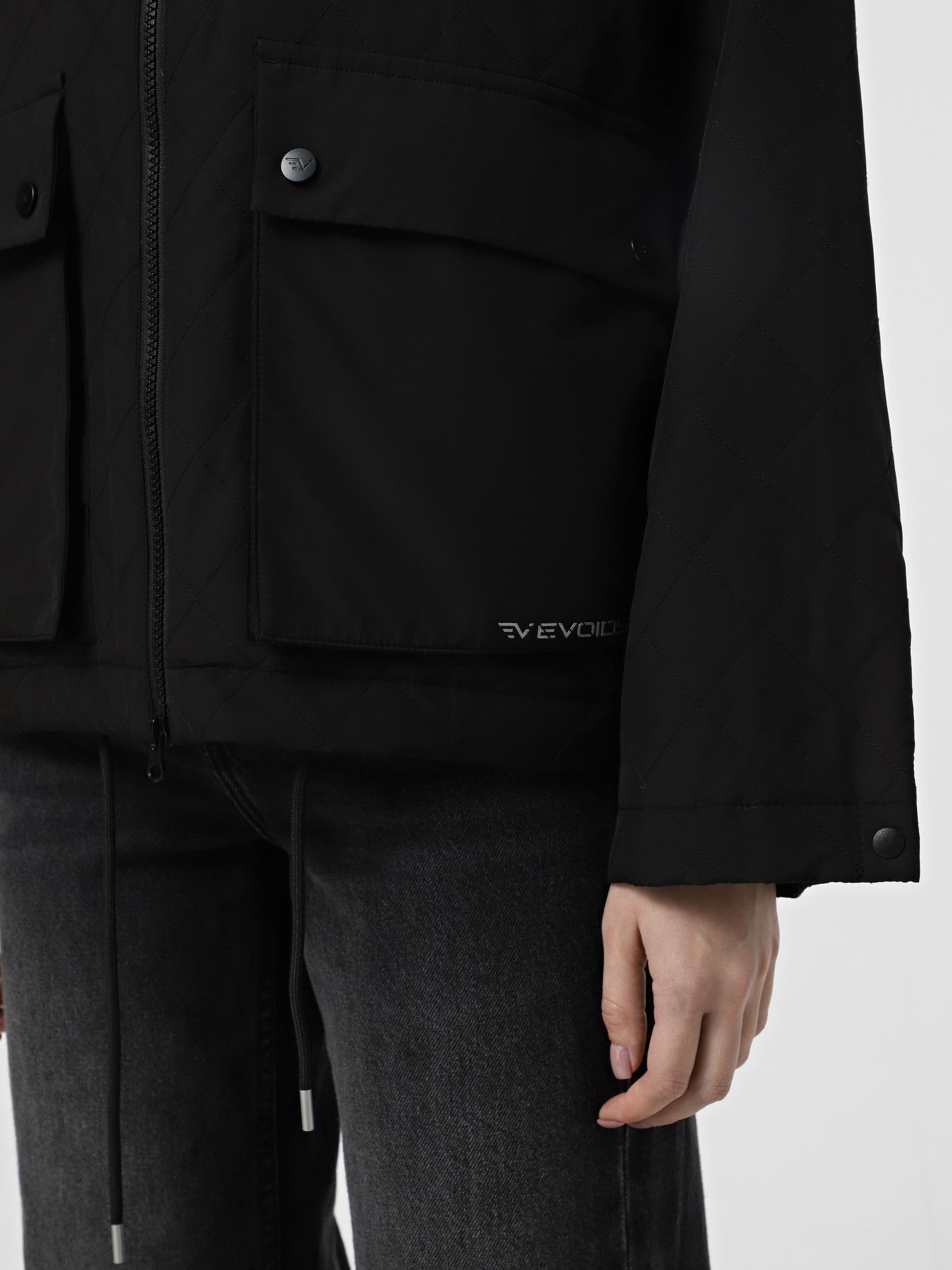 Вітрівка жіноча Evoids Iglika чорна 625616-010 изображение 4
