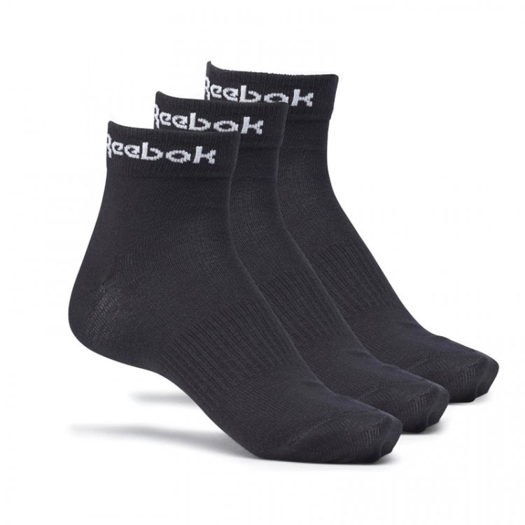 Носки (3 пары) Reebok Ankle Socks черные GH8166 изображение 1