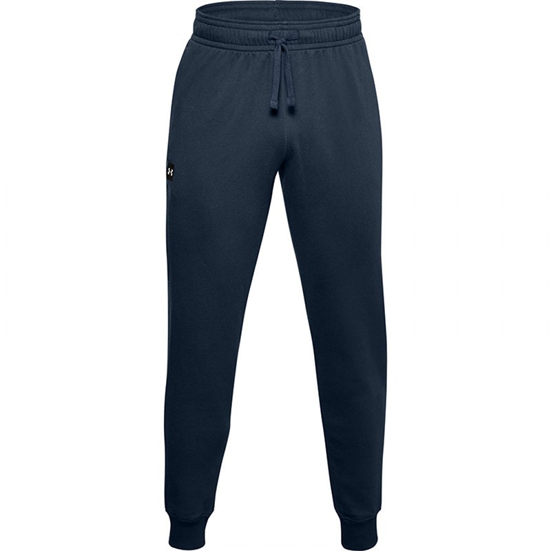 Штани чоловічі Under Armour Rival Fleece Joggers сині 1357128-408 изображение 1