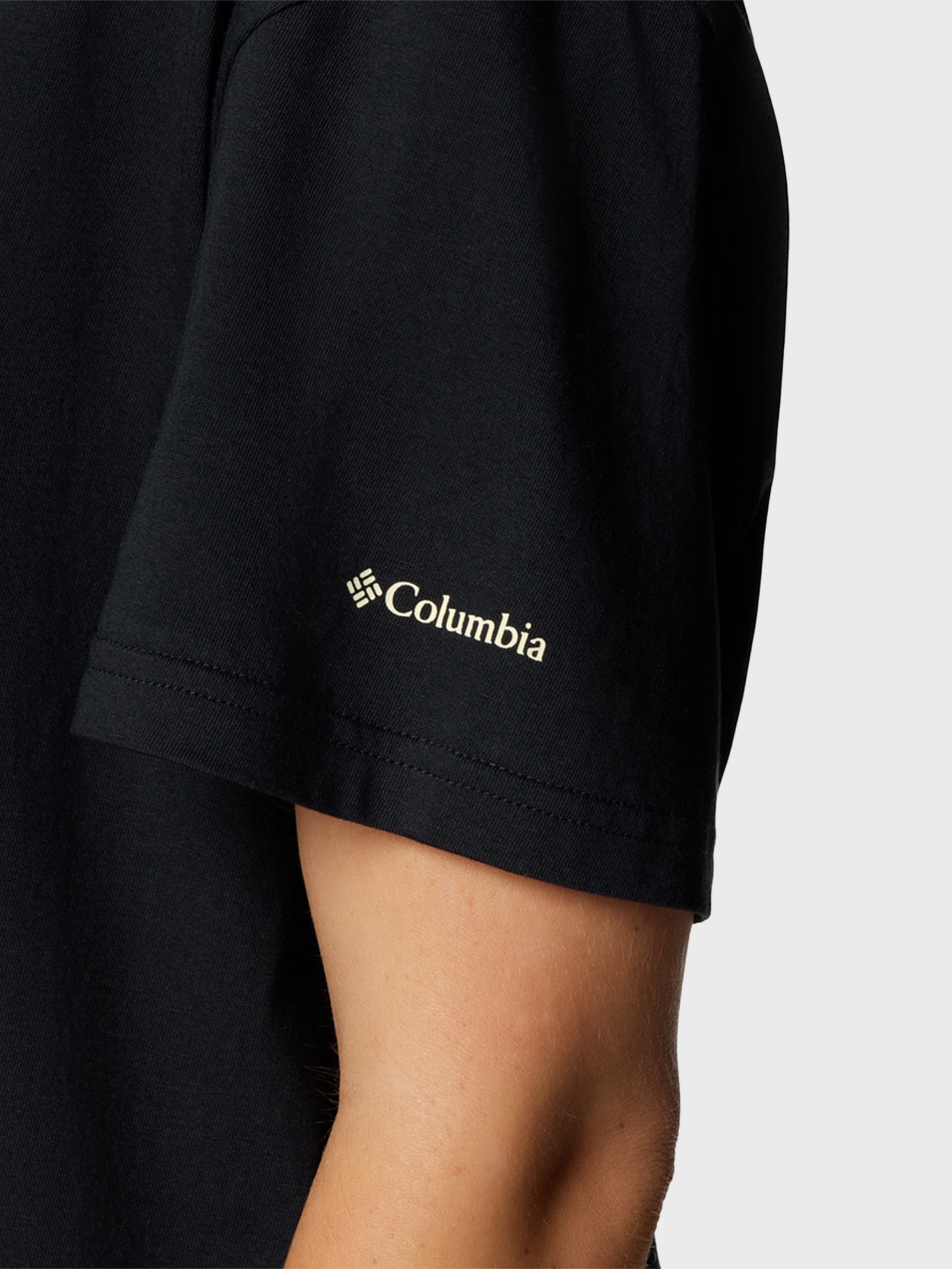 Футболка женская Columbia Rolling Bend™ Graphic Relaxed Crop SS черная 2119991-010 изображение 6