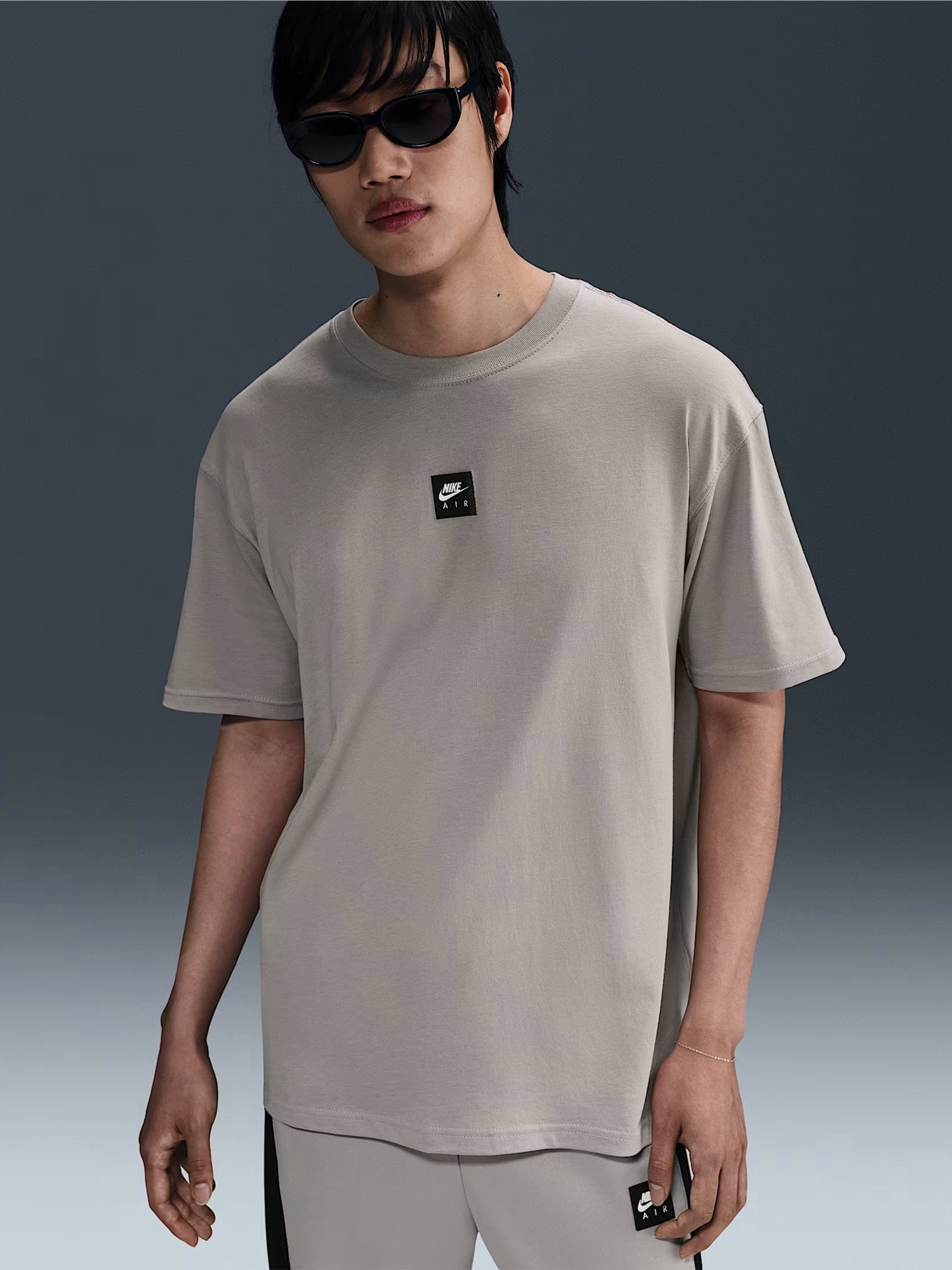 Футболка чоловіча Nike M NSW TEE M90 NK AIR SSNL SU25 кремова HJ0726-009 изображение 2