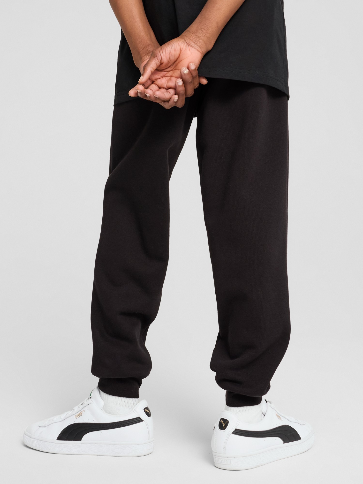 Брюки детские Puma ESS No. 1 Logo Sweatpants FL черные 68491201 изображение 3