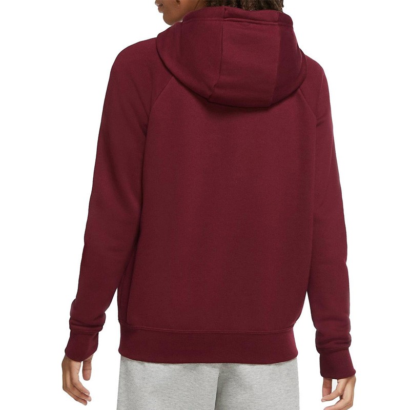 Толстовка жіноча Nike W Nsw Essntl Flc Fz Hoodie бордова BV4122-638 — фото 2 — Sport City Толстовка жіноча Nike W Nsw Essntl Flc Fz Hoodie бордова BV4122-638 — фото 2