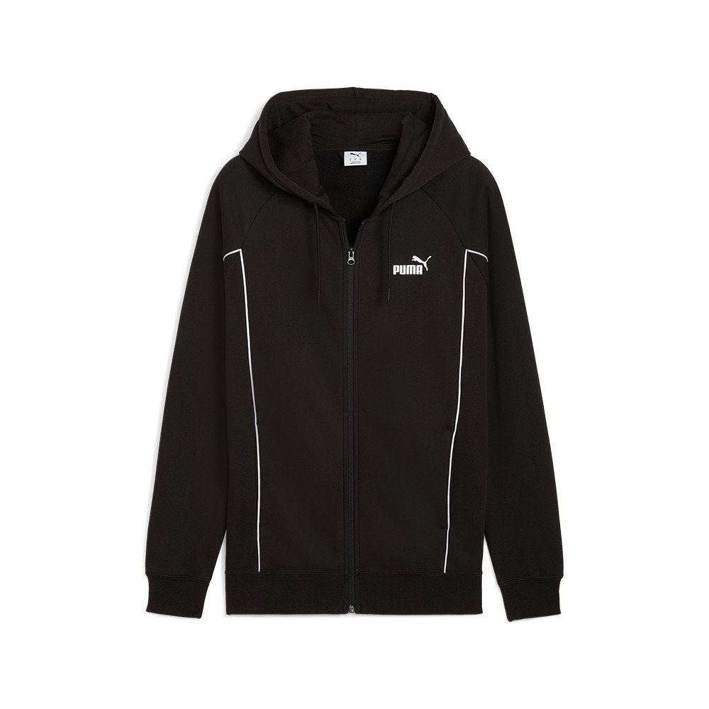 Толстовка мужская Puma SPORT FZ Hoodie FL черная 68824001 изображение 1
