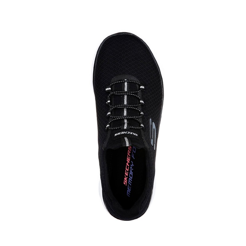 Кроссовки женские Skechers Summits черные 12980 BKW изображение 3