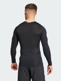 Футболка чоловіча Adidas TF LS TEE чорна JE6702 изображение 3