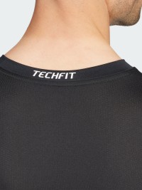 Футболка чоловіча Adidas TF LS TEE чорна JE6702 изображение 5