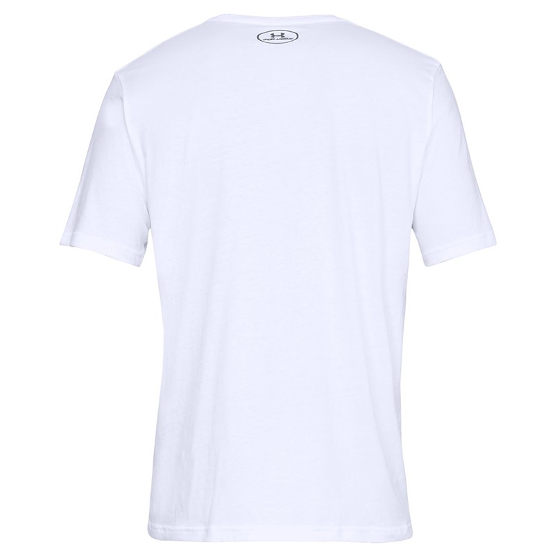 Футболка чоловіча Under Armour Ua Team Issue Wordmark Ss біла 1329582-100 изображение 2