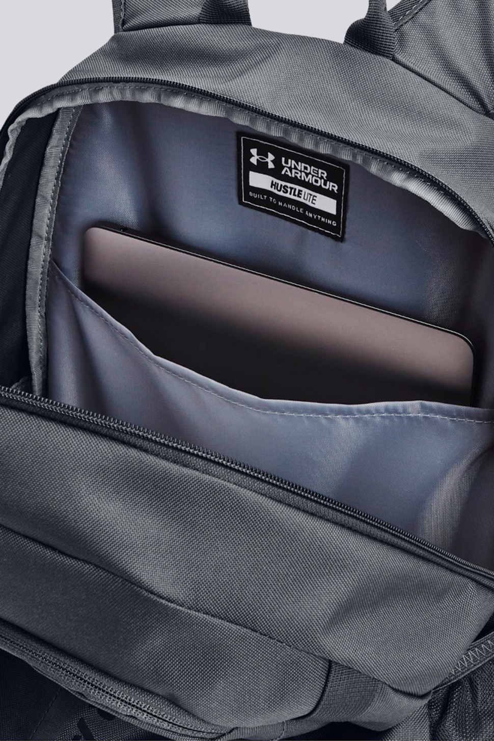 Рюкзак Under Armour UA Hustle Lite Backpack сірий 1364180-012 — фото 4