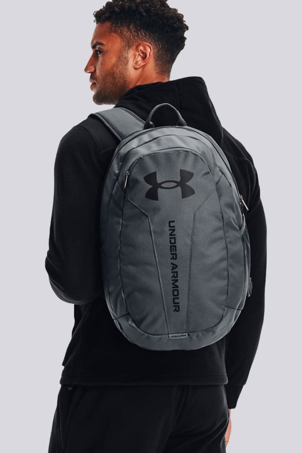 Рюкзак Under Armour UA Hustle Lite Backpack сірий 1364180-012 — фото 5