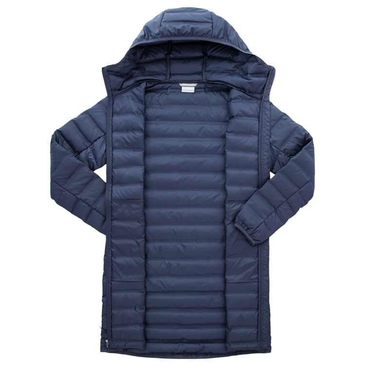 Полупальто женское пуховое Columbia Lake 22 синее 1738081-591 изображение 3