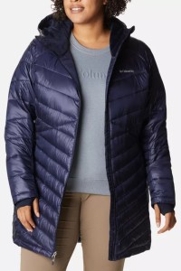 Куртка жіноча Columbia Joy Peak™ Mid Jacket  темно-синя 1982662-472 изображение 2