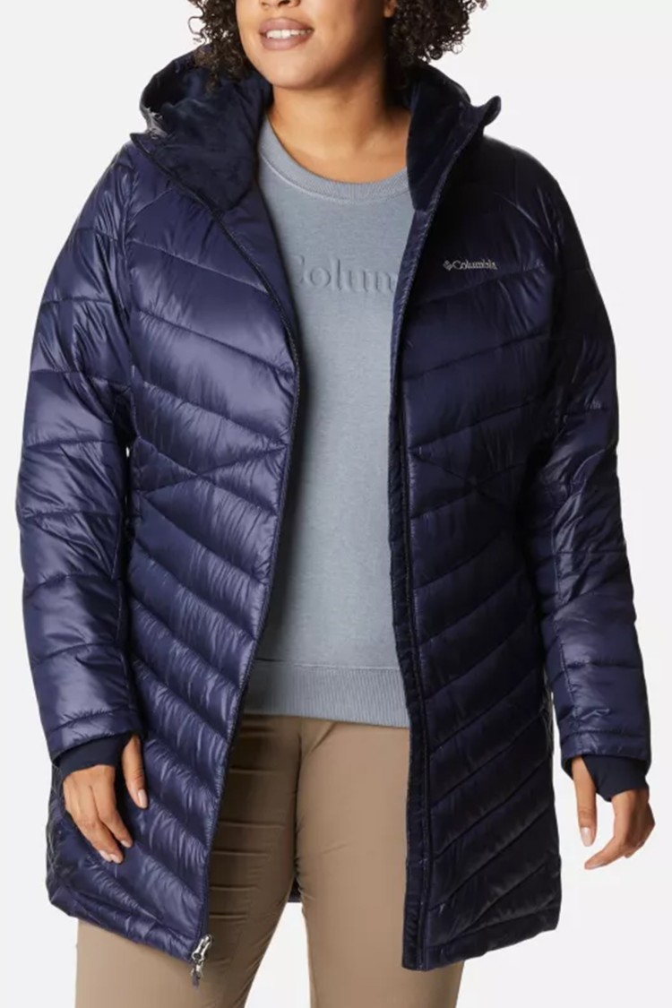 Куртка жіноча Columbia Joy Peak™ Mid Jacket  темно-синя 1982662-472 изображение 2