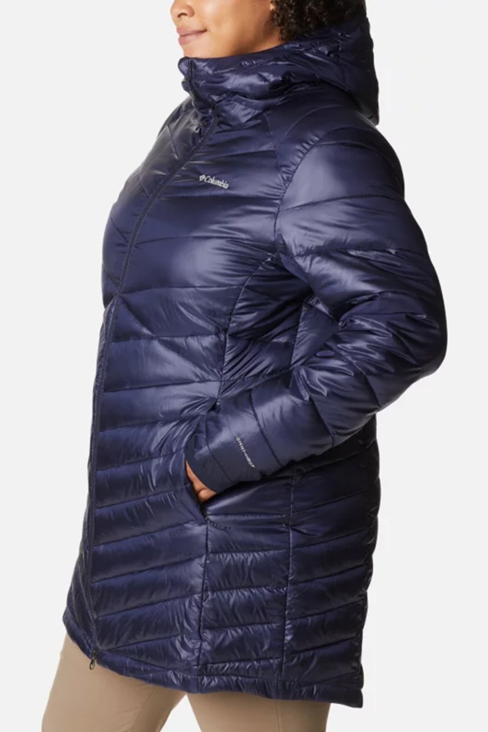 Куртка жіноча Columbia Joy Peak™ Mid Jacket темно-синя 1982662-472 — фото 4
