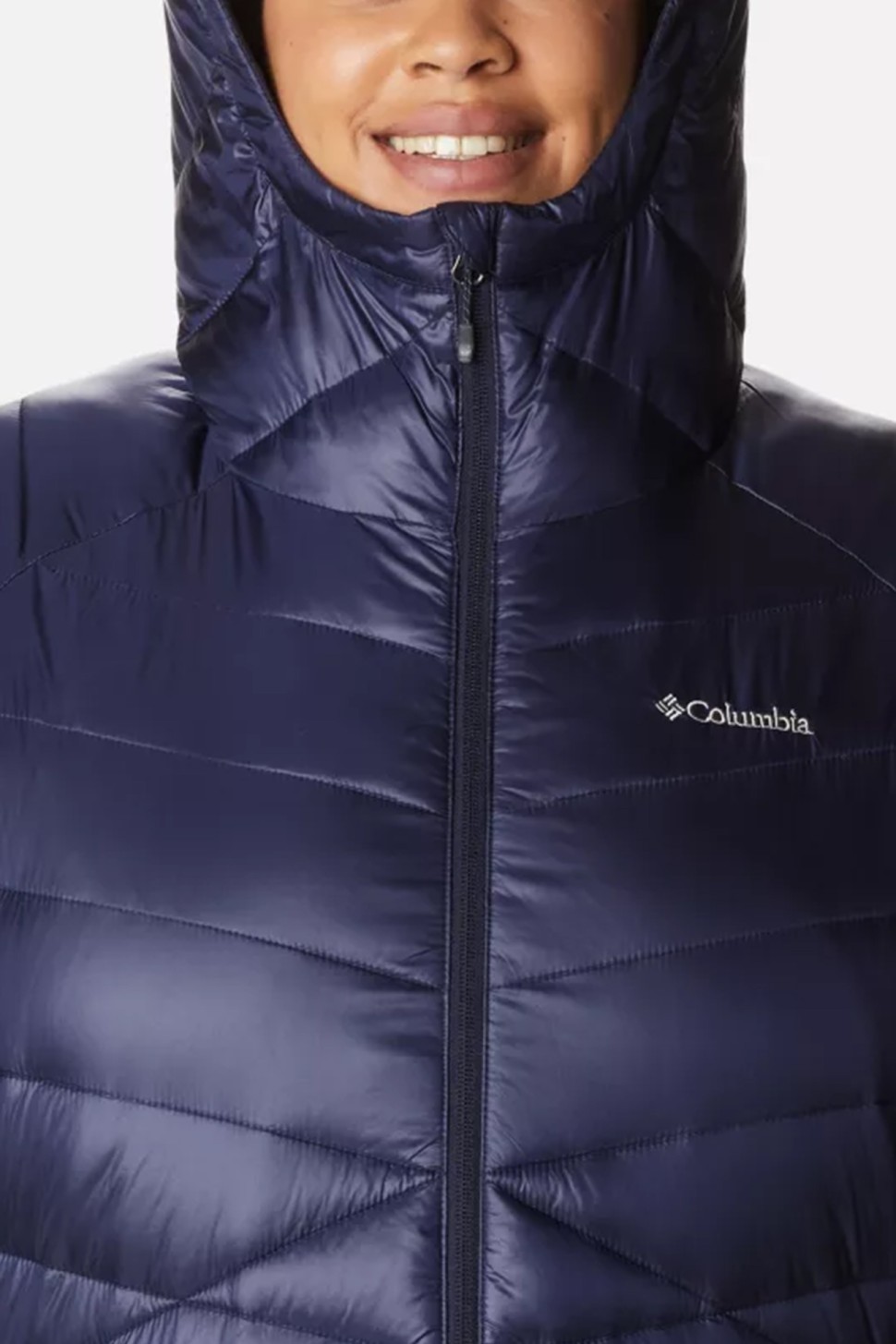 Куртка жіноча Columbia Joy Peak™ Mid Jacket темно-синя 1982662-472 — фото 5