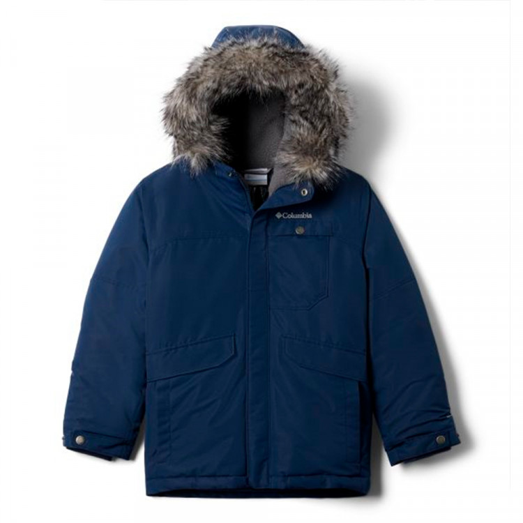 Куртка утепленная для мальчиков Columbia NORDIC STRIDER™ JACKE темно-синяя  1863591-465 изображение 1