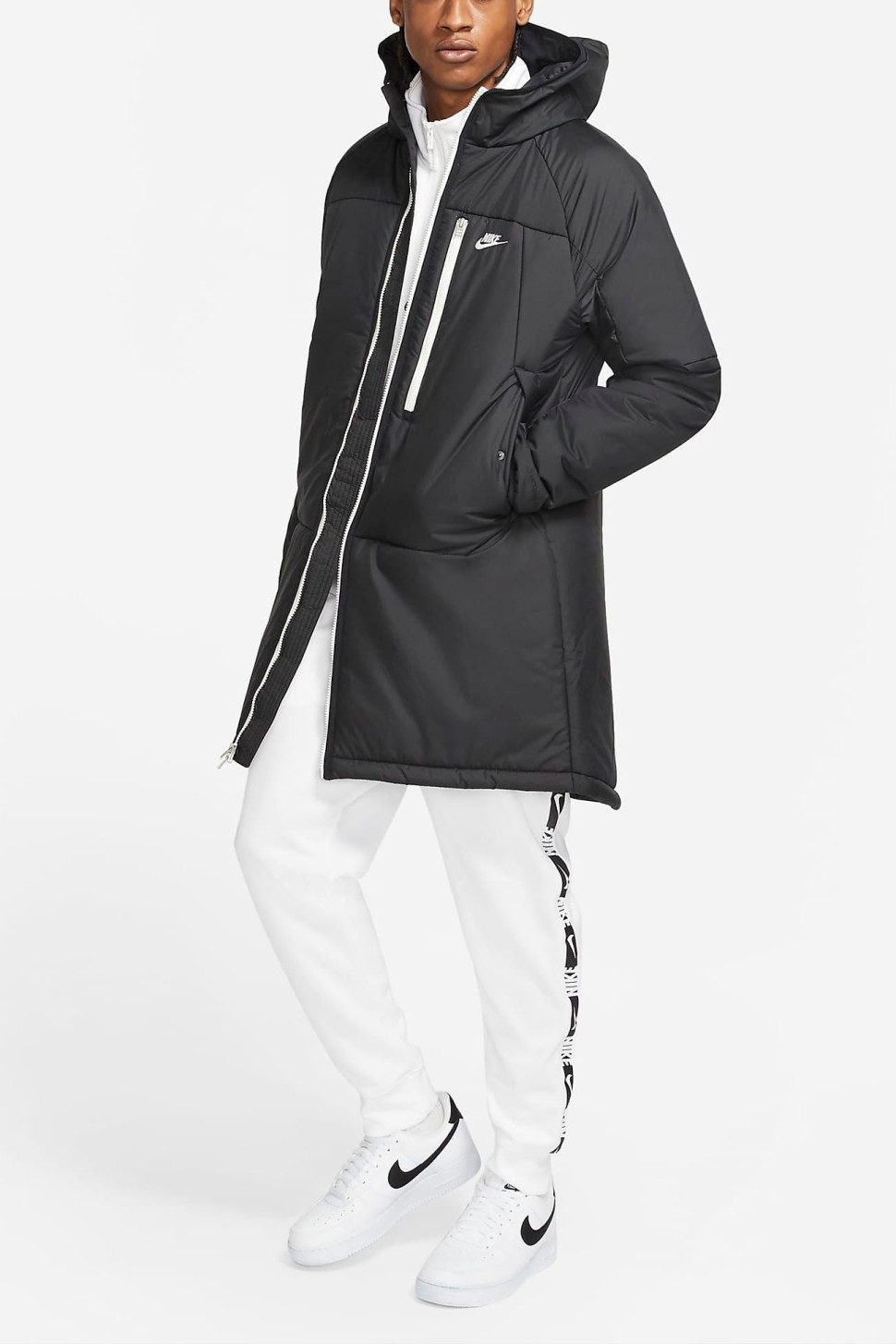 Куртка чоловіча Nike M Nsw Tf Rpl Legacy Parka чорна DD6844-010  — фото 4