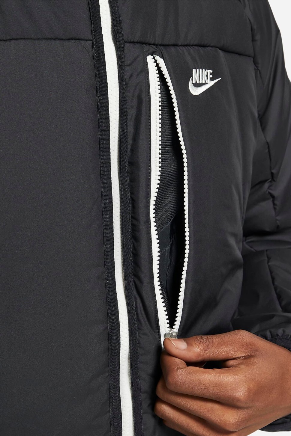 Куртка чоловіча Nike M Nsw Tf Rpl Legacy Parka чорна DD6844-010  — фото 6