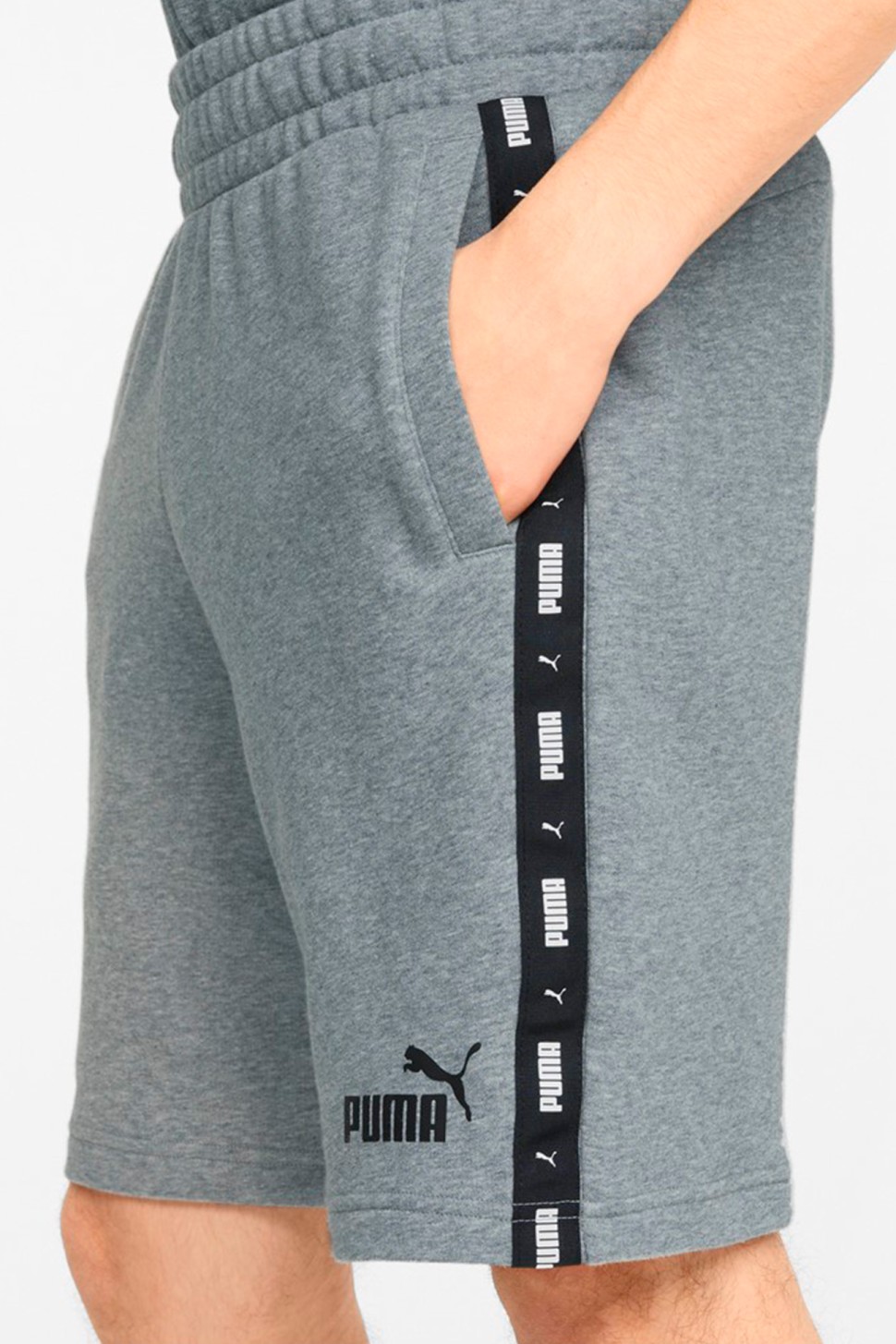 Шорти чоловічі Puma Ess+ Tape Shorts 9 сірі 84738703 — фото 5