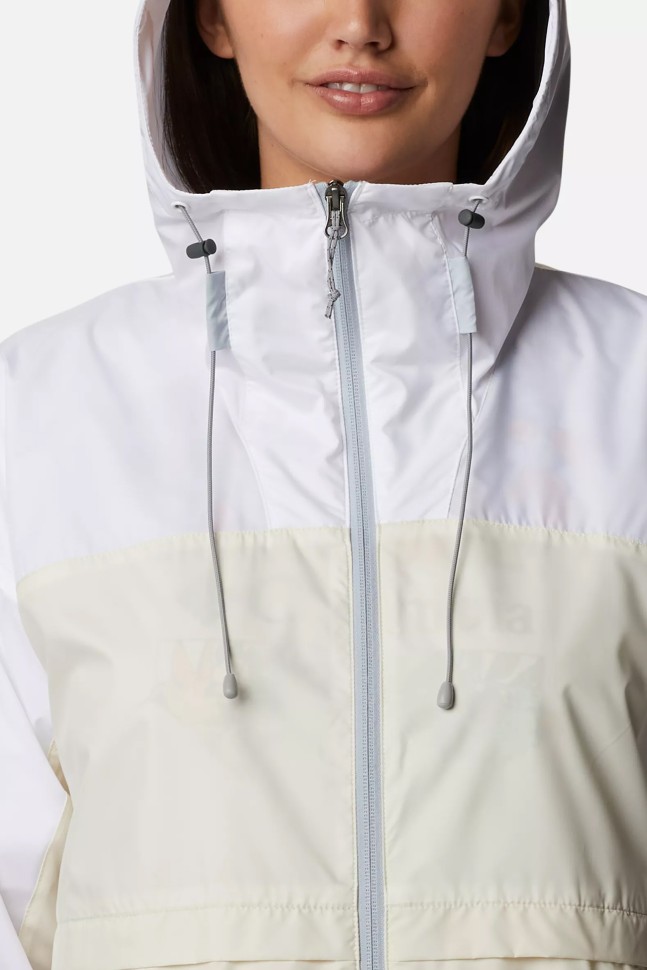 Ветровка женская Columbia Alpine Chill™ Windbreaker белая 1993271-100 изображение 4