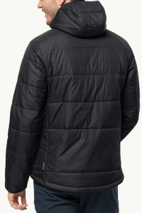 Куртка чоловіча Jack Wolfskin BERGLAND INS HOODY M чорна 1206881-6000 изображение 3