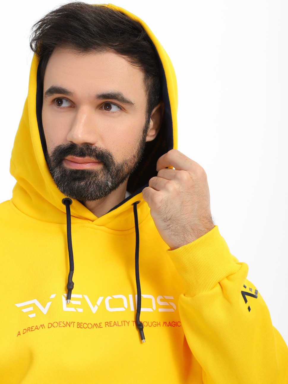Толстовка чоловіча Evoids Arriba жовта 552182-710 — фото 5