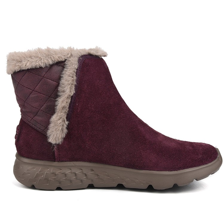 Ботинки женские Skechers ON-THE-GO Cozies бордовые 14356-BURG изображение 1