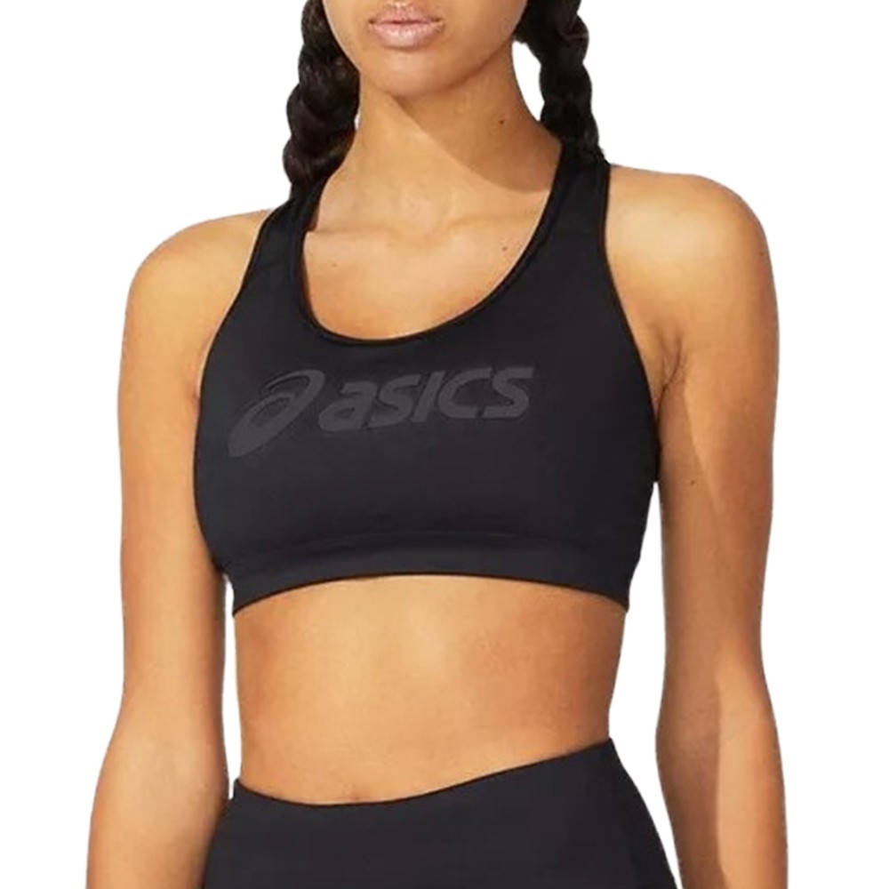 Бра жіночий Asics CORE ASICS LOGO BRA чорний 2012C573-001 изображение 1