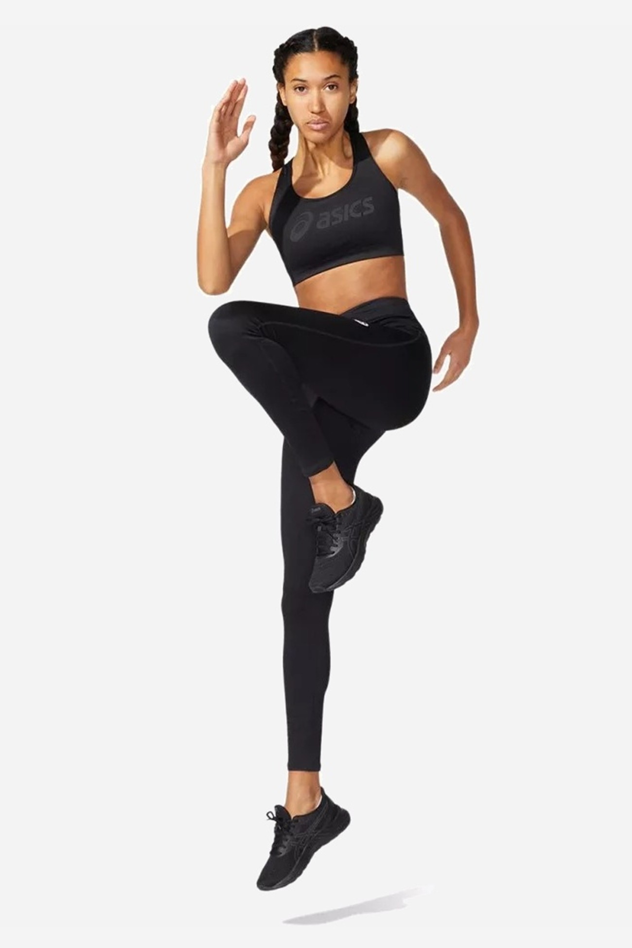 Бра жіночий Asics CORE ASICS LOGO BRA чорний 2012C573-001 изображение 2